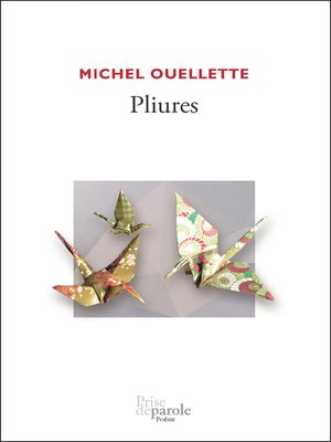 cover image of Pliures